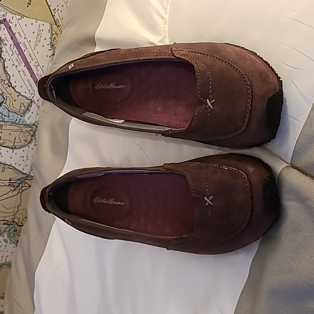 Eddie Bauer Christine Ballet Flats, Plum color, size 7